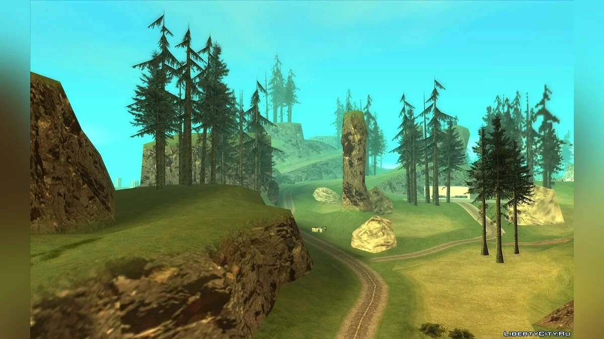 Зелена пустеля + ліс (Оновлення від 20.08.2021) / GTA San Andreas