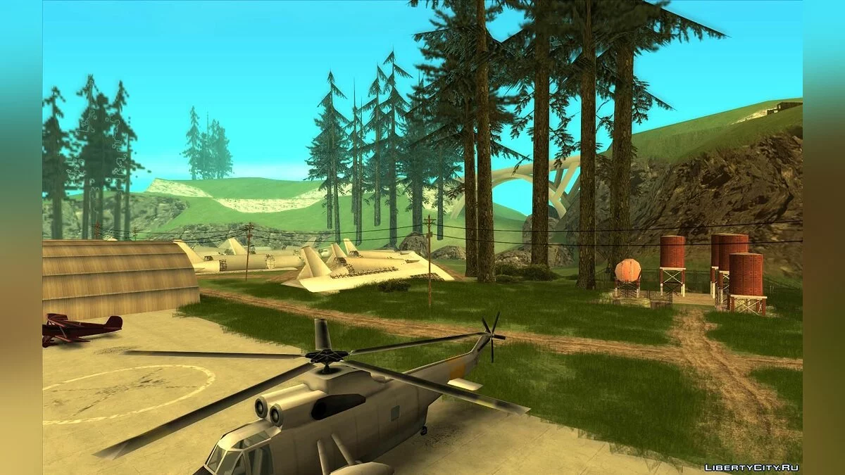 Зелена пустеля + ліс (Оновлення від 20.08.2021) / GTA San Andreas