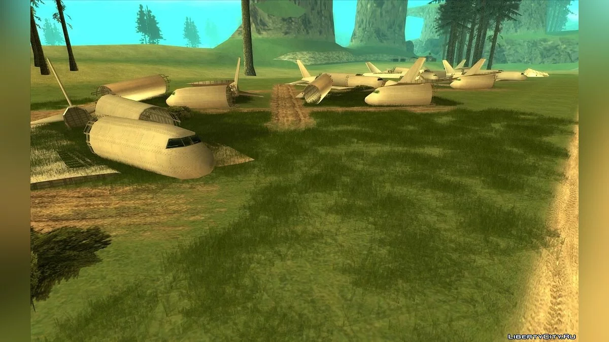 Зелена пустеля + ліс (Оновлення від 20.08.2021) / GTA San Andreas