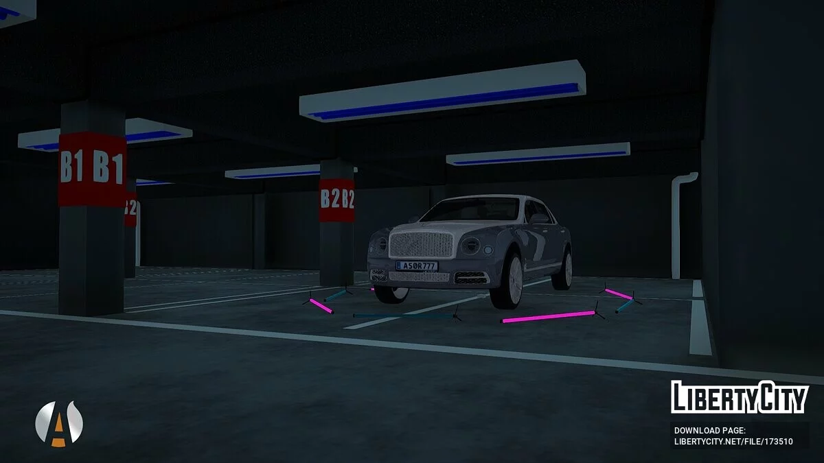 Подземная парковка / GTA San Andreas