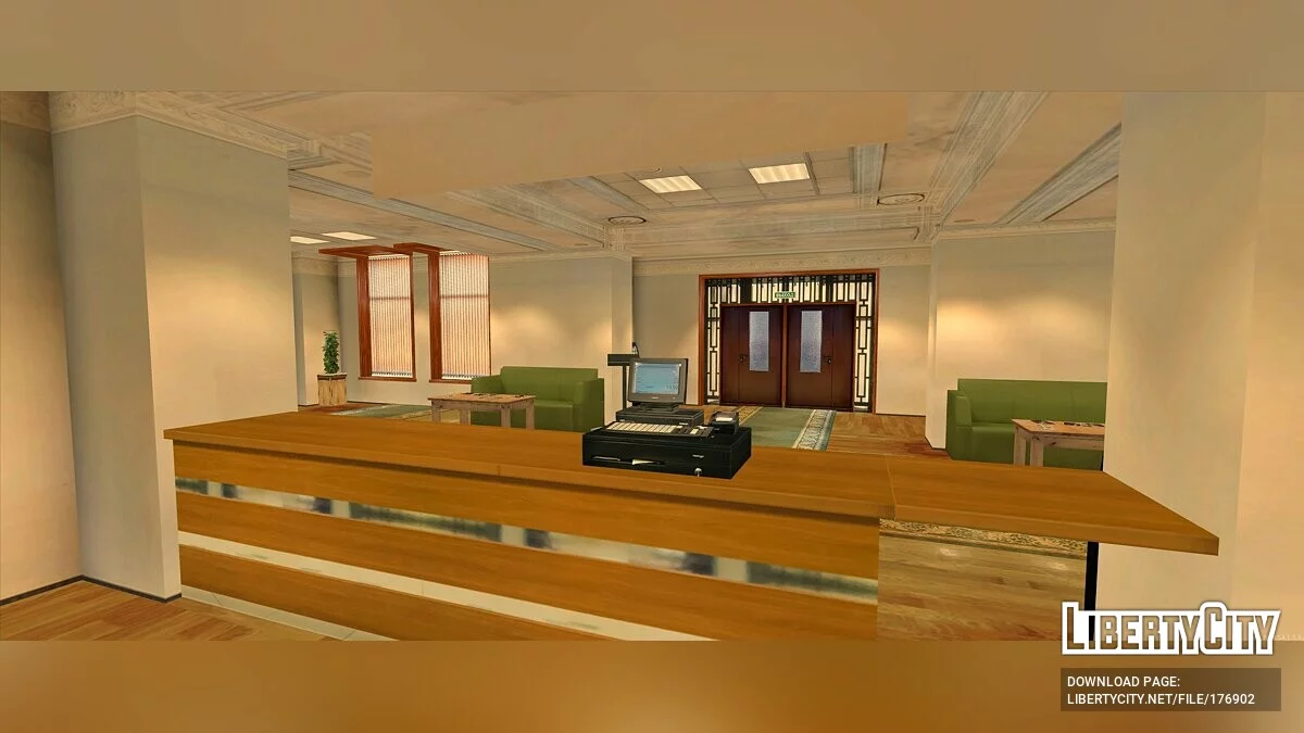 Интерьер лобби в отеле / GTA San Andreas