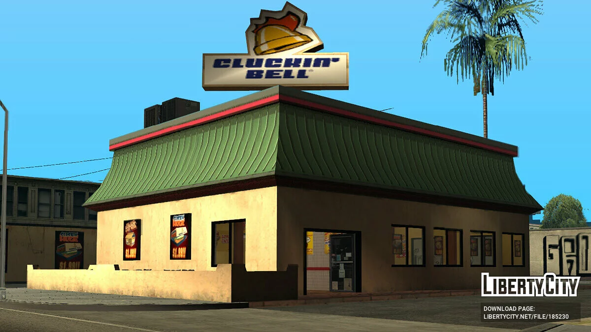 Interior Cluckin' Bell Baru / GTA San Andreas