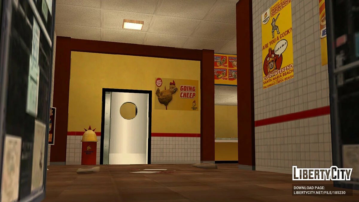 New Cluckin' Bell Interior / GTA San Andreas