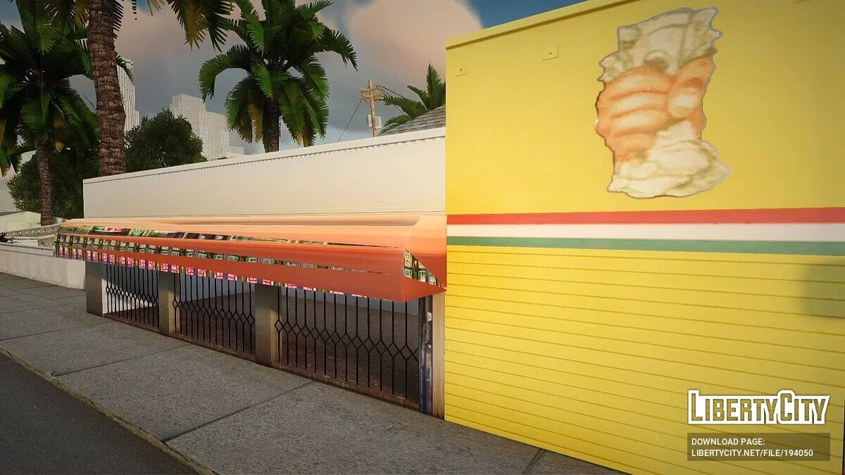 Intérieur visible du magasin à Los Santos / GTA San Andreas