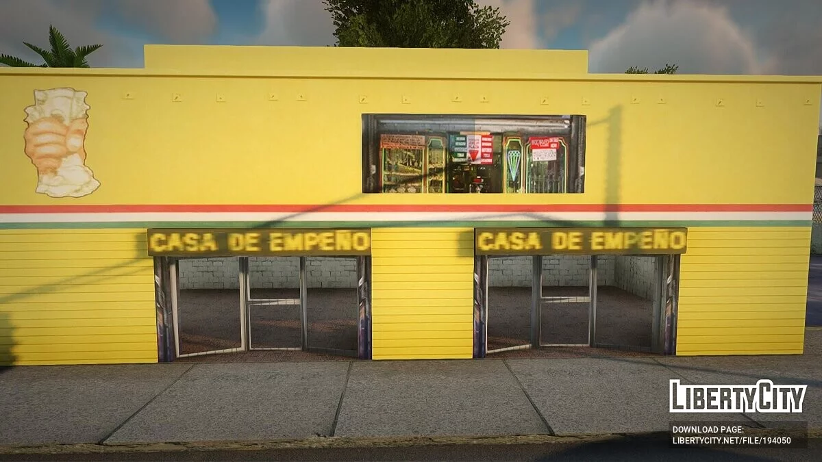 Intérieur visible du magasin à Los Santos / GTA San Andreas