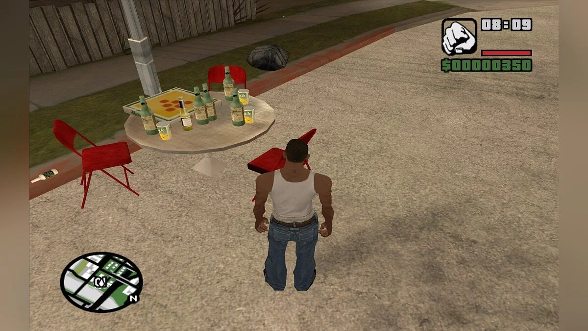 New Year tree on Grove Street / GTA San Andreas
