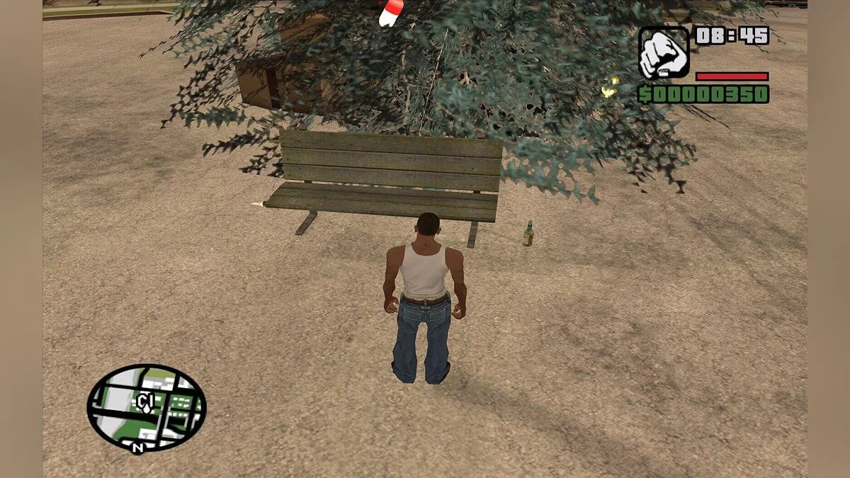 New Year tree on Grove Street / GTA San Andreas