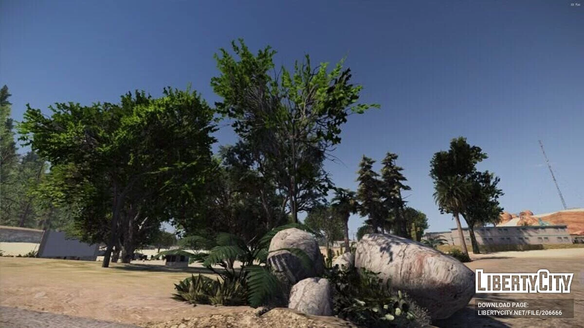 Muita vegetação nova / GTA San Andreas