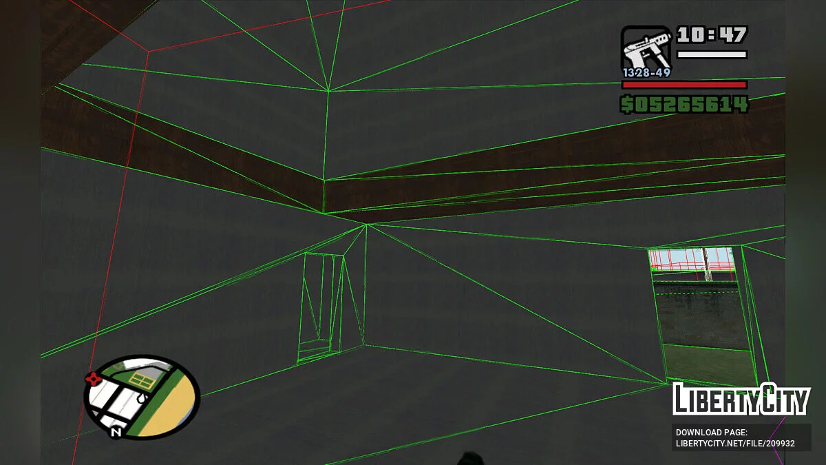 House from the cartoon Monster House / GTA San Andreas