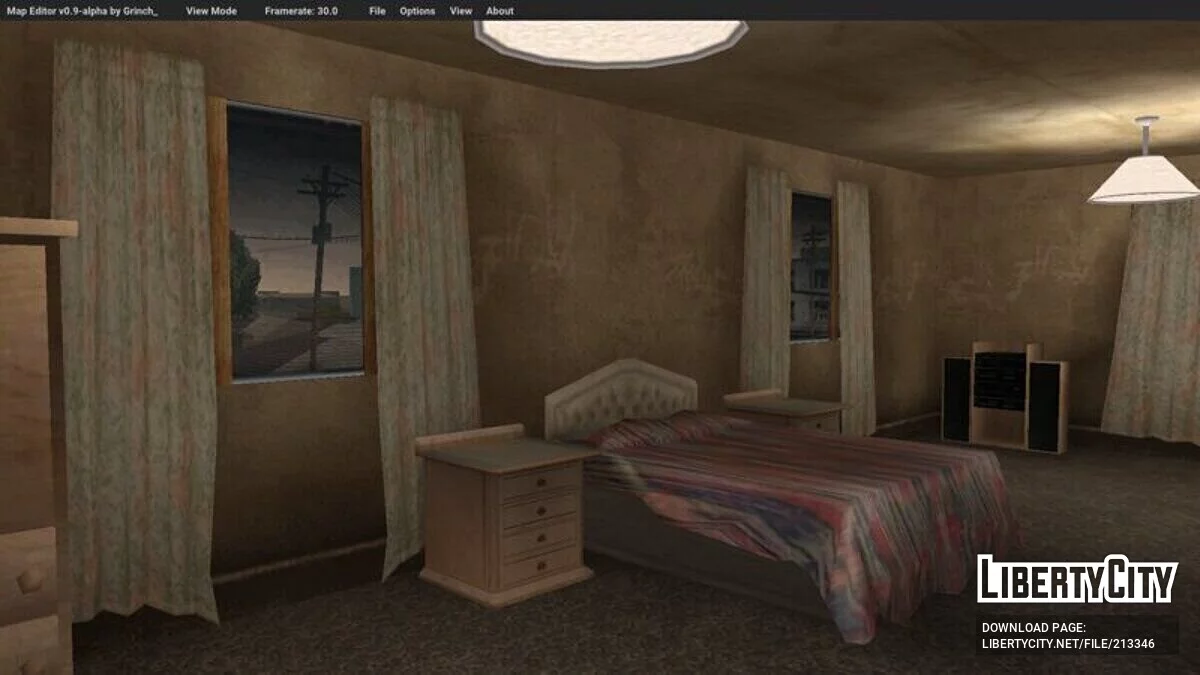 Otwarty Wnętrze Domu LS / GTA San Andreas