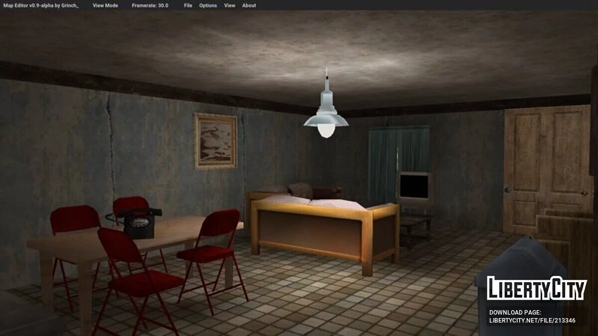 Otwarty Wnętrze Domu LS / GTA San Andreas