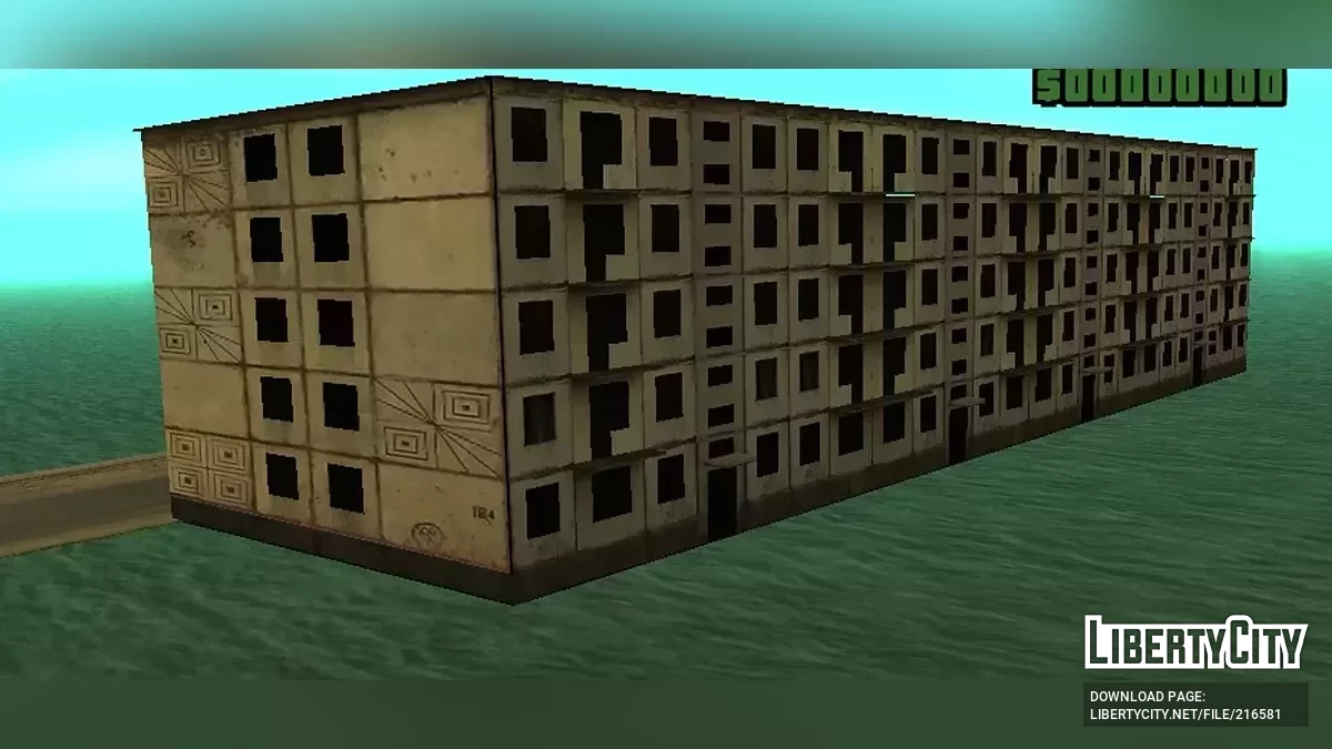 Terkedilmiş Beş Katlı Bina / GTA San Andreas