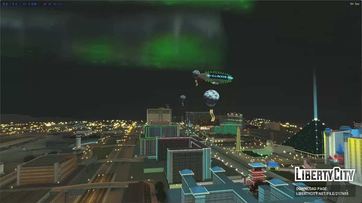Mod de dirigeable 1.1 / GTA San Andreas