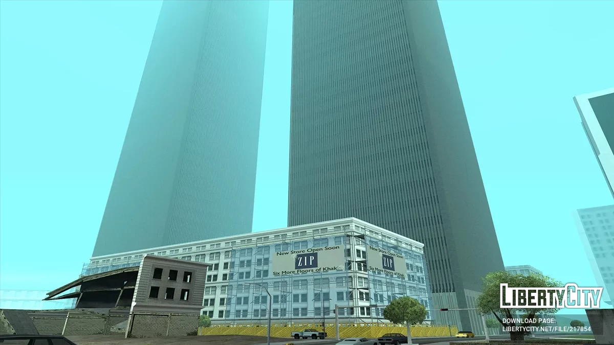 Two shopping malls in San Fierro / GTA San Andreas