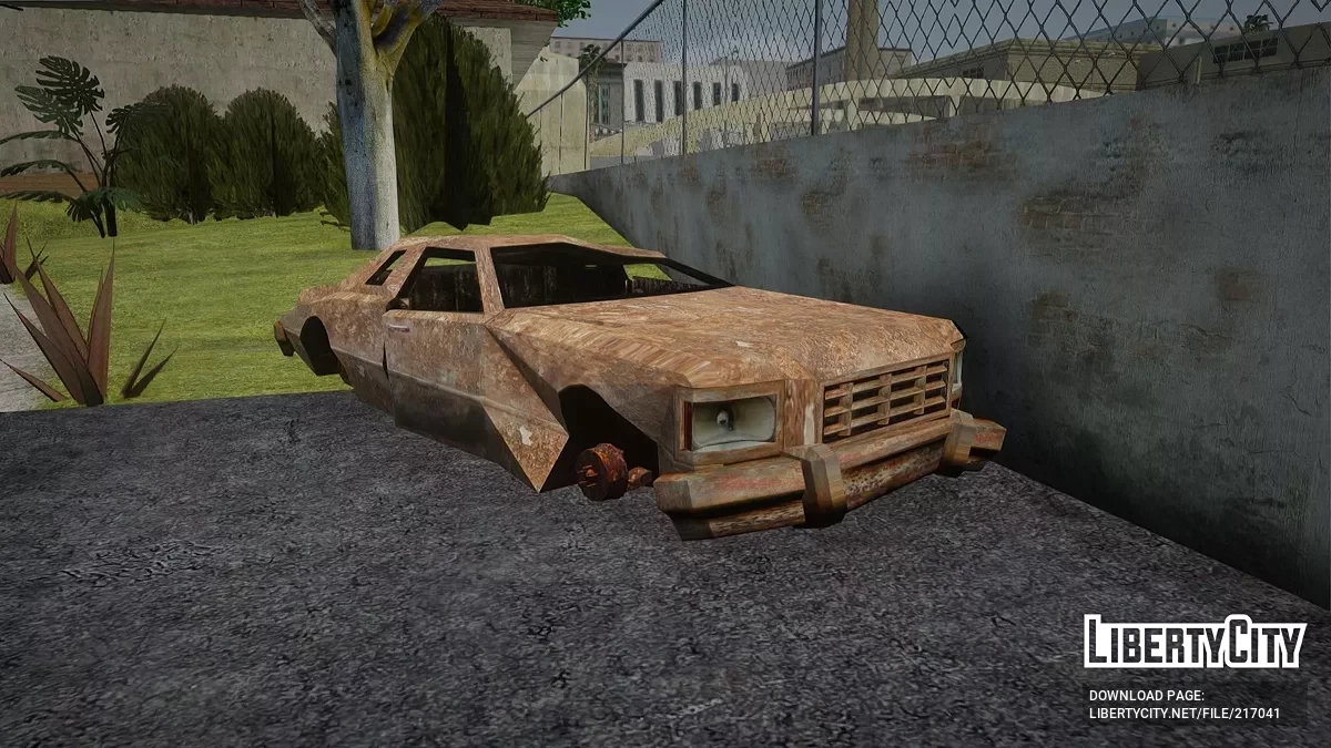 Mobil Rusak yang Diperbarui dalam HD / GTA San Andreas
