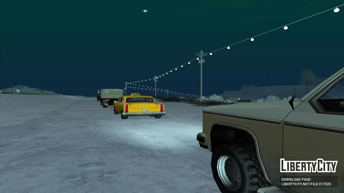 Weihnachtsgirlanden und Ampeln / GTA San Andreas