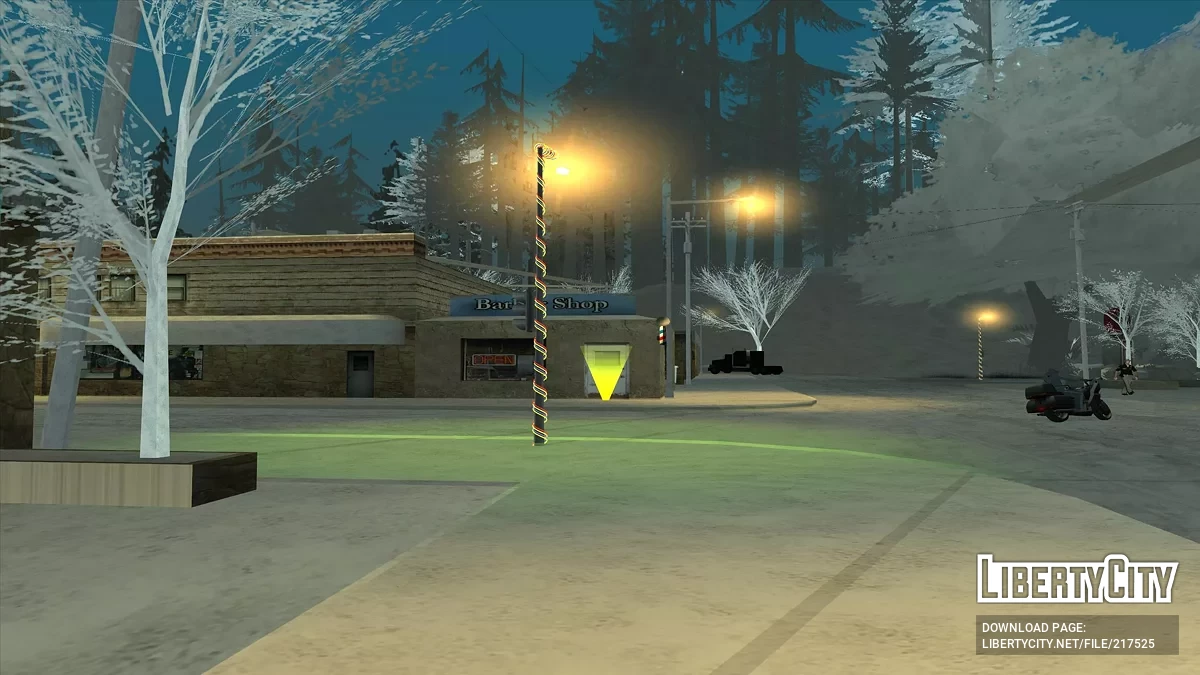 Weihnachtsgirlanden und Ampeln / GTA San Andreas
