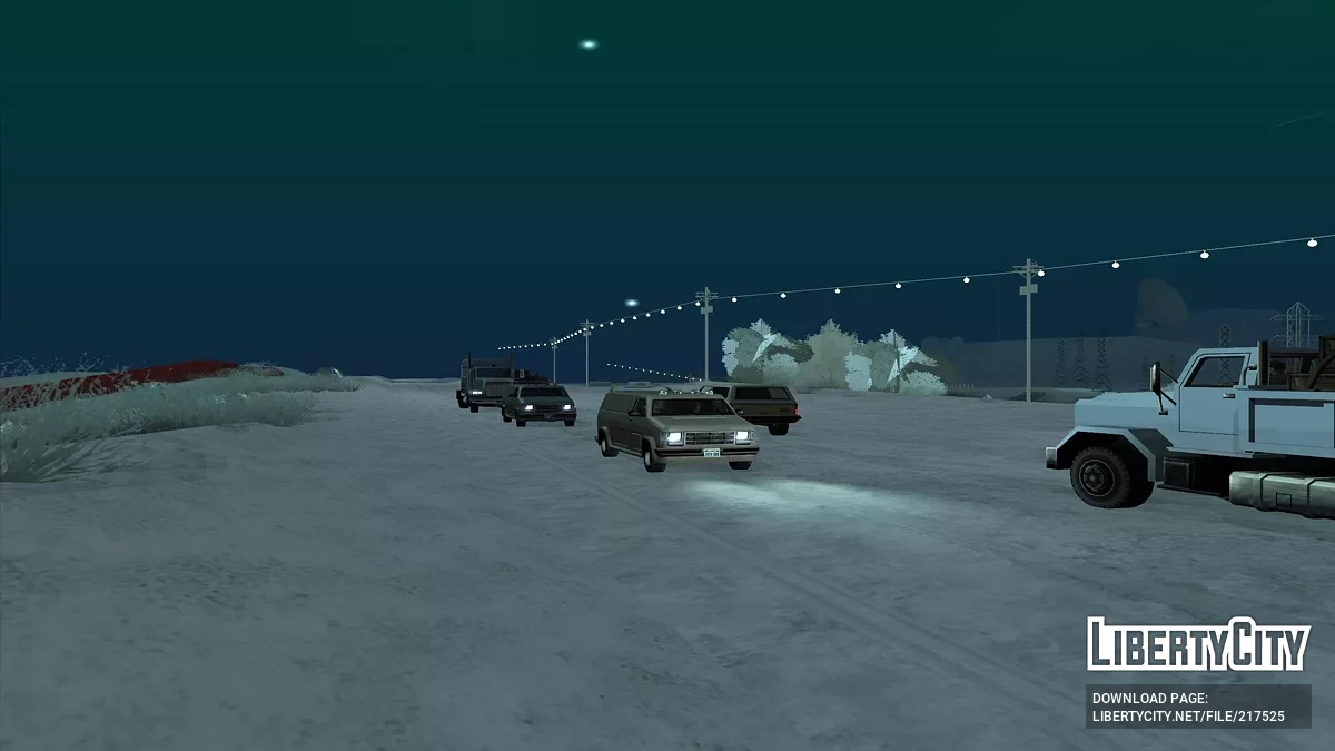 Weihnachtsgirlanden und Ampeln / GTA San Andreas