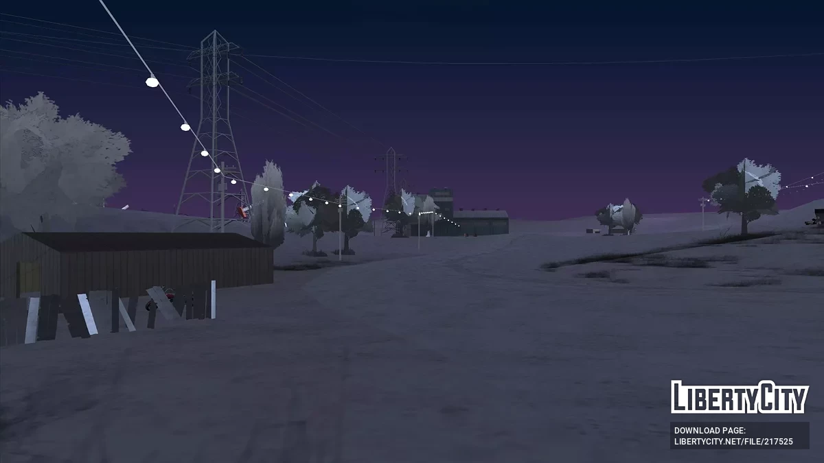 Weihnachtsgirlanden und Ampeln / GTA San Andreas