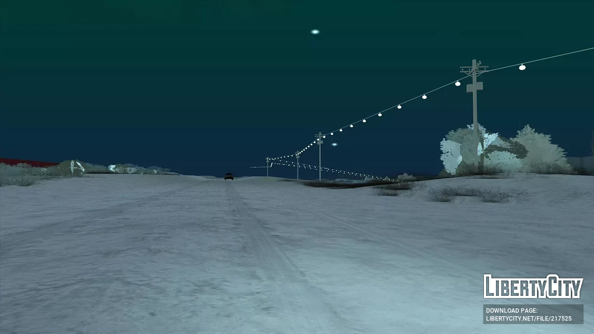Weihnachtsgirlanden und Ampeln / GTA San Andreas
