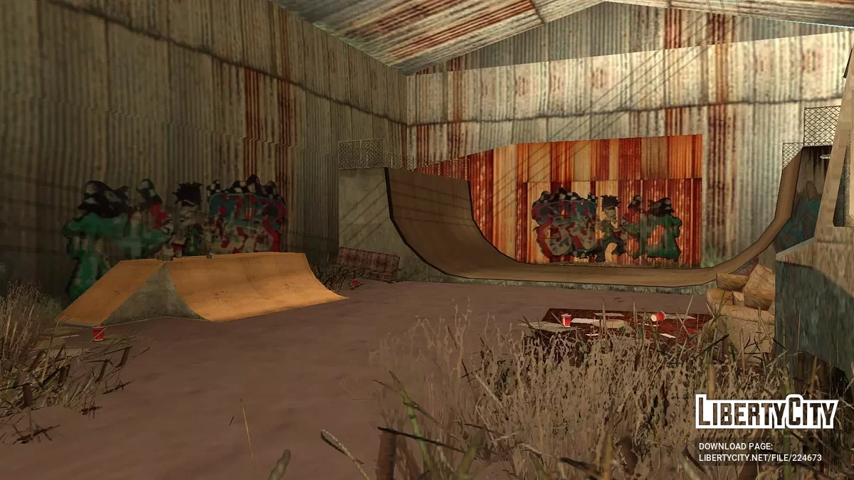 Скейт-парк Rodriguez Ironworks / GTA San Andreas