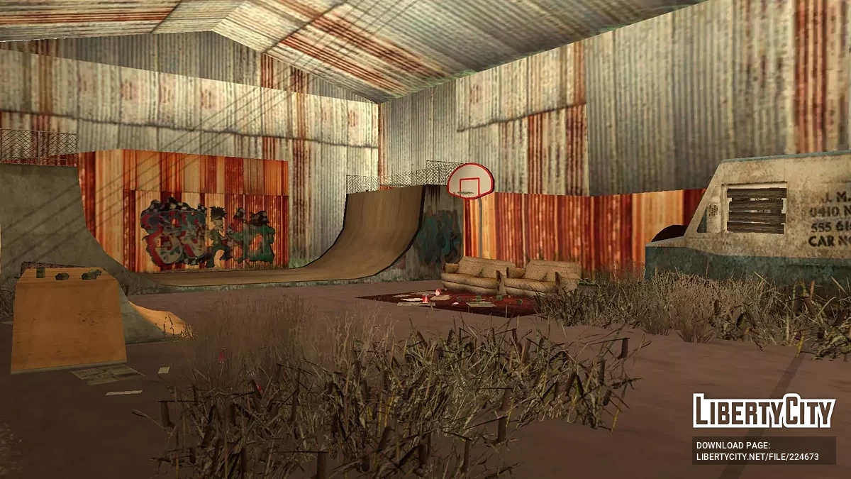 Скейт-парк Rodriguez Ironworks / GTA San Andreas