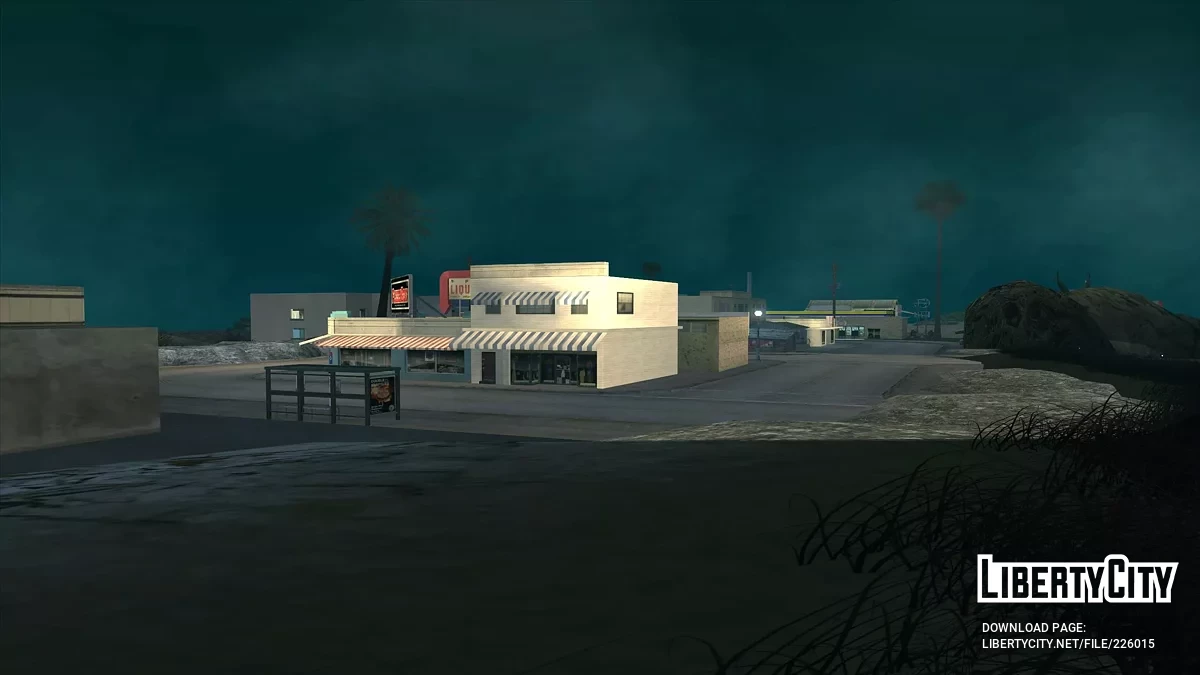 Village près de l'autoroute Whetstone / GTA San Andreas