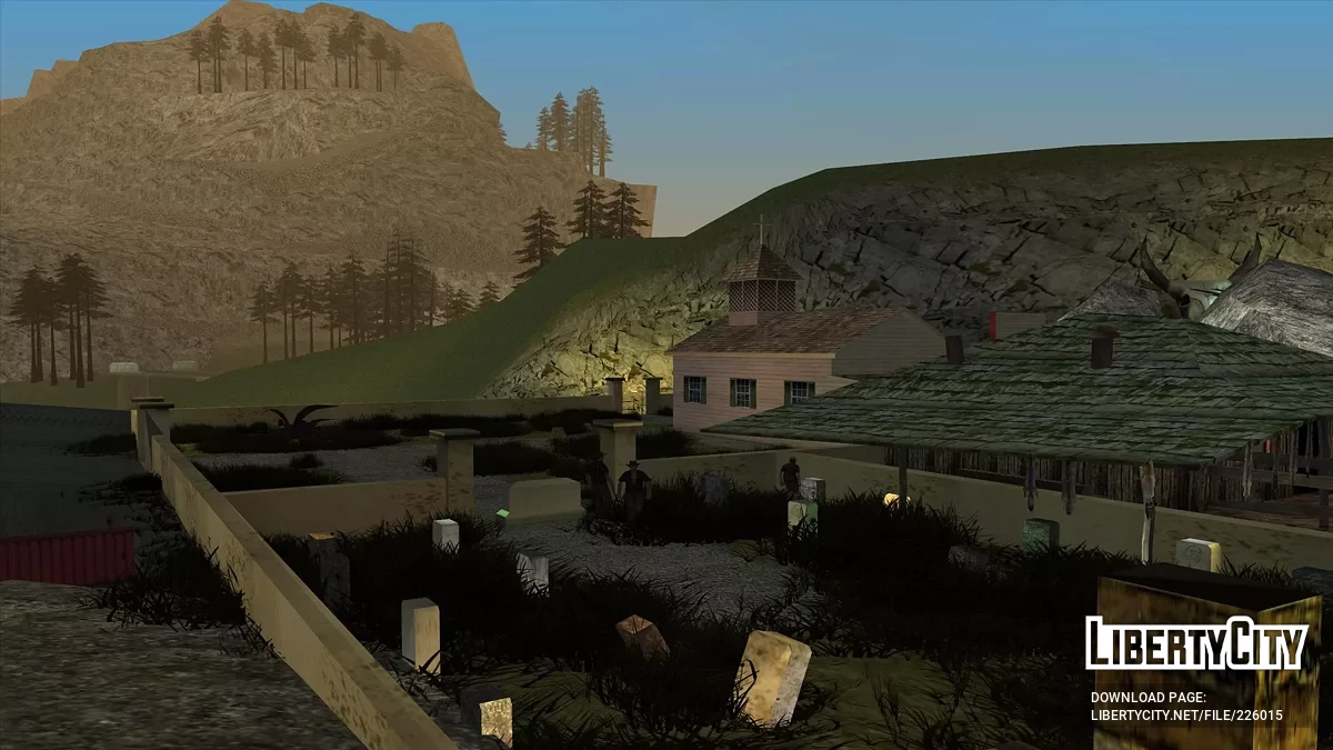 Village près de l'autoroute Whetstone / GTA San Andreas