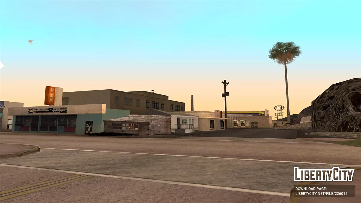 Village près de l'autoroute Whetstone / GTA San Andreas