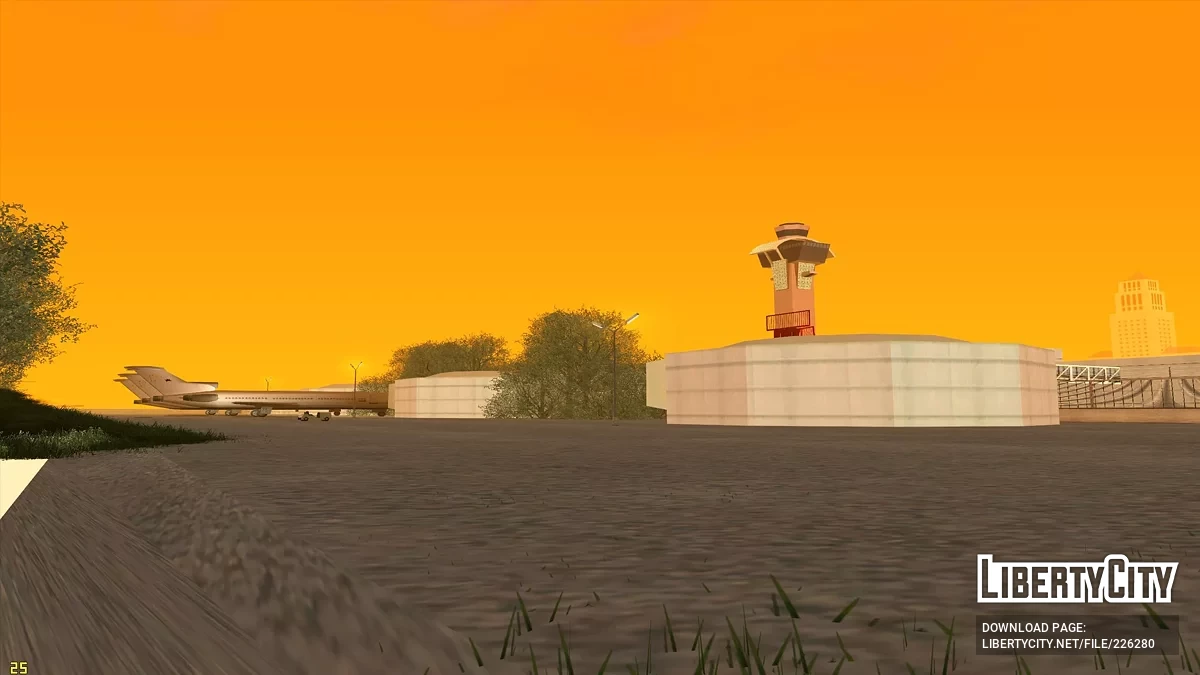 Pista de aterrizaje abandonada en Los Santos / GTA San Andreas