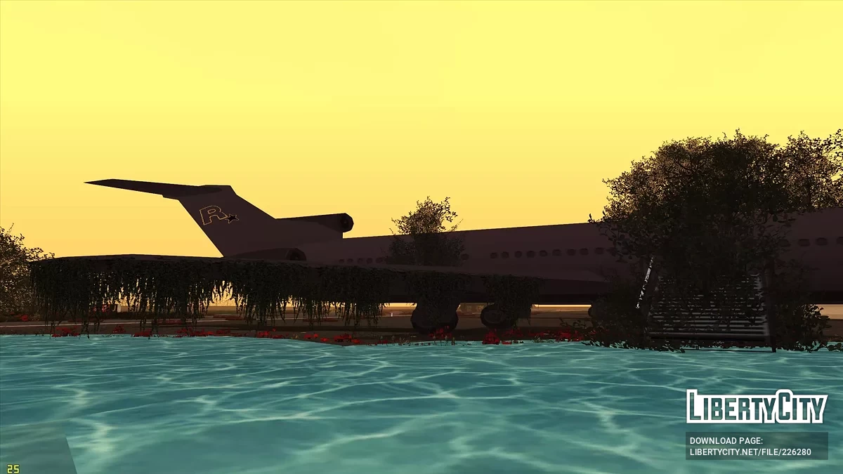 Pista de aterrizaje abandonada en Los Santos / GTA San Andreas