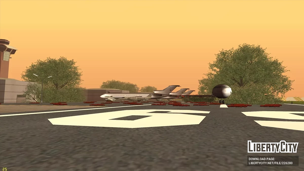 Pista de aterrizaje abandonada en Los Santos / GTA San Andreas