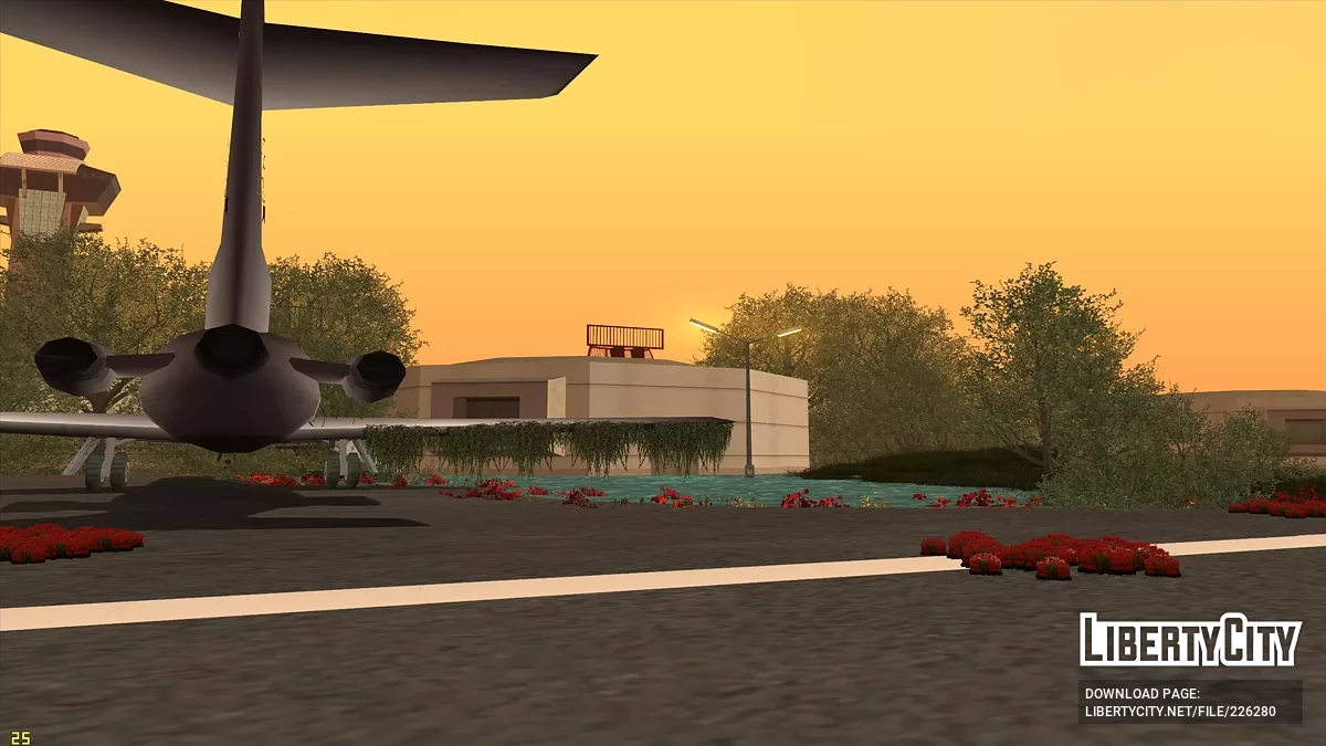 Pista de aterrizaje abandonada en Los Santos / GTA San Andreas