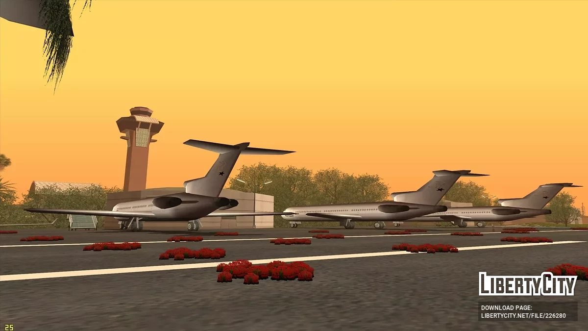 Pista de aterrizaje abandonada en Los Santos / GTA San Andreas