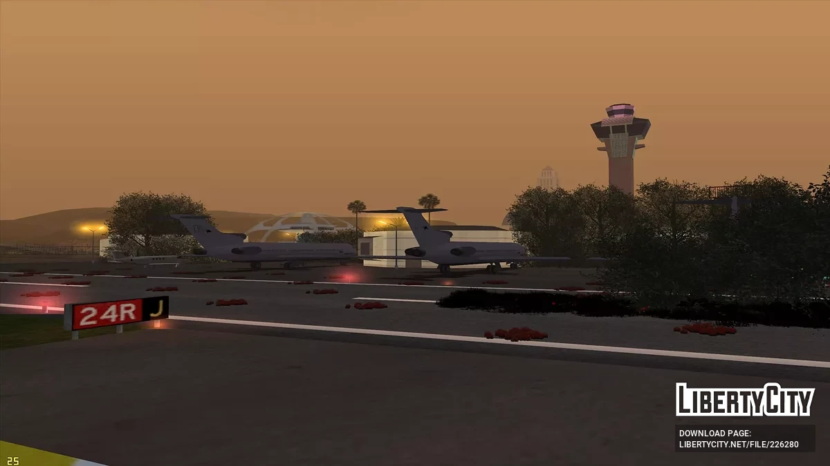 Pista de aterrizaje abandonada en Los Santos / GTA San Andreas