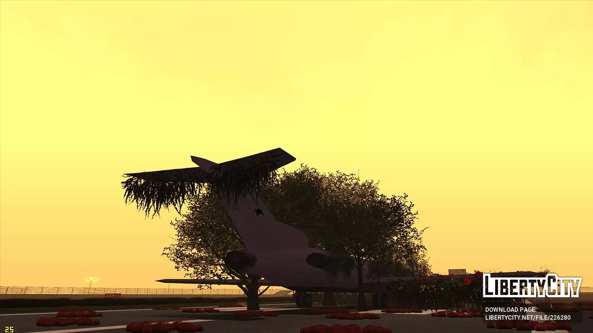 Pista de aterrizaje abandonada en Los Santos / GTA San Andreas