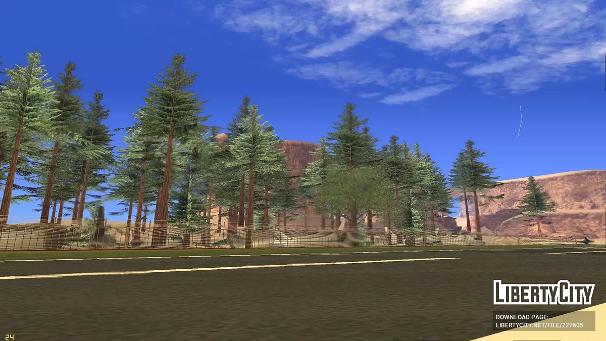 Zarośnięte lotnisko na pustyni / GTA San Andreas