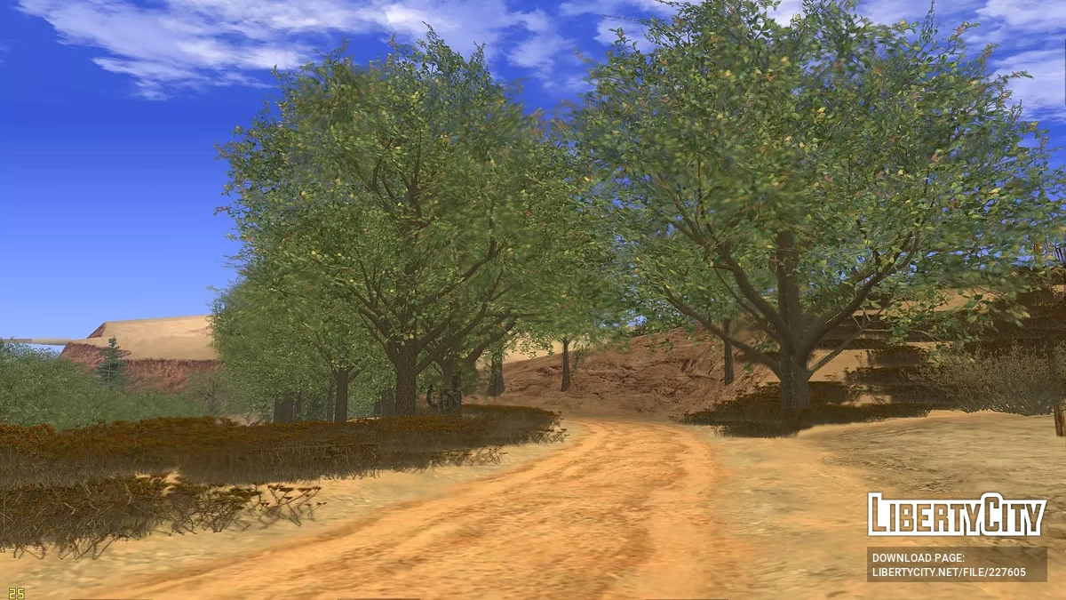 Zarośnięte lotnisko na pustyni / GTA San Andreas