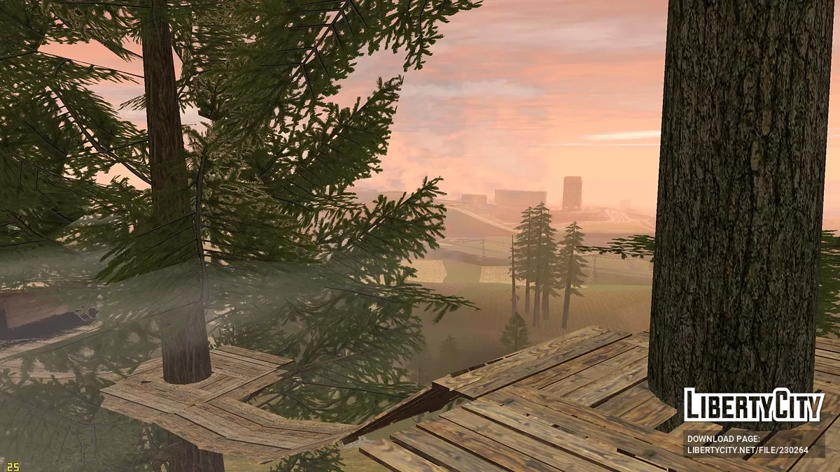 Hotel dengan Rumah Pohon / GTA San Andreas