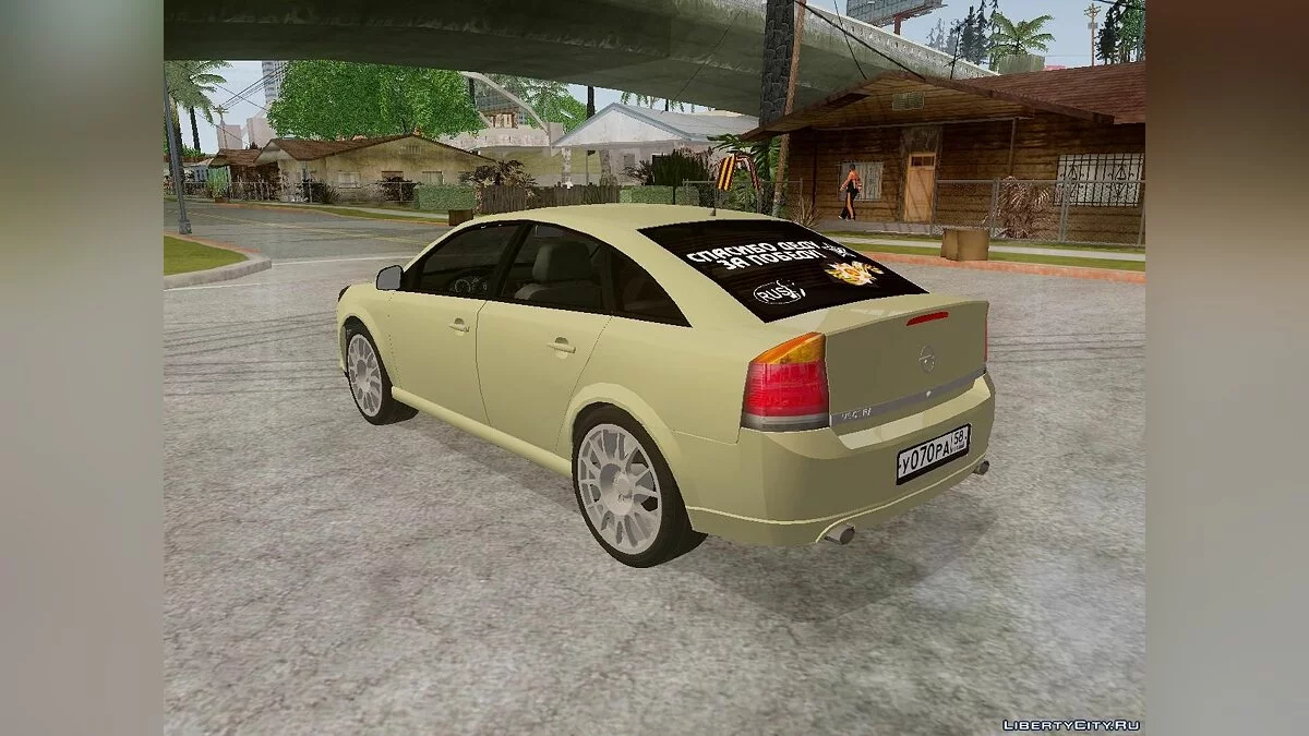 Opel Vectra "Merci grand-père pour la victoire !" / GTA San Andreas