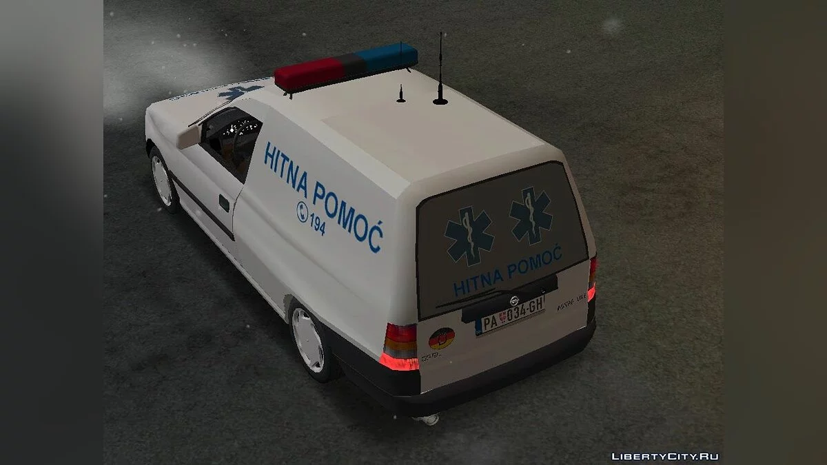 Opel Astra F Emergency Vehicle / GTA San Andreas
