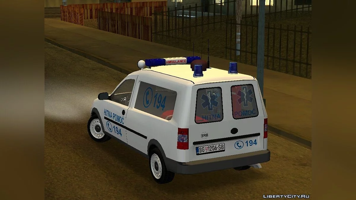 Opel Combo Ambulance / GTA San Andreas