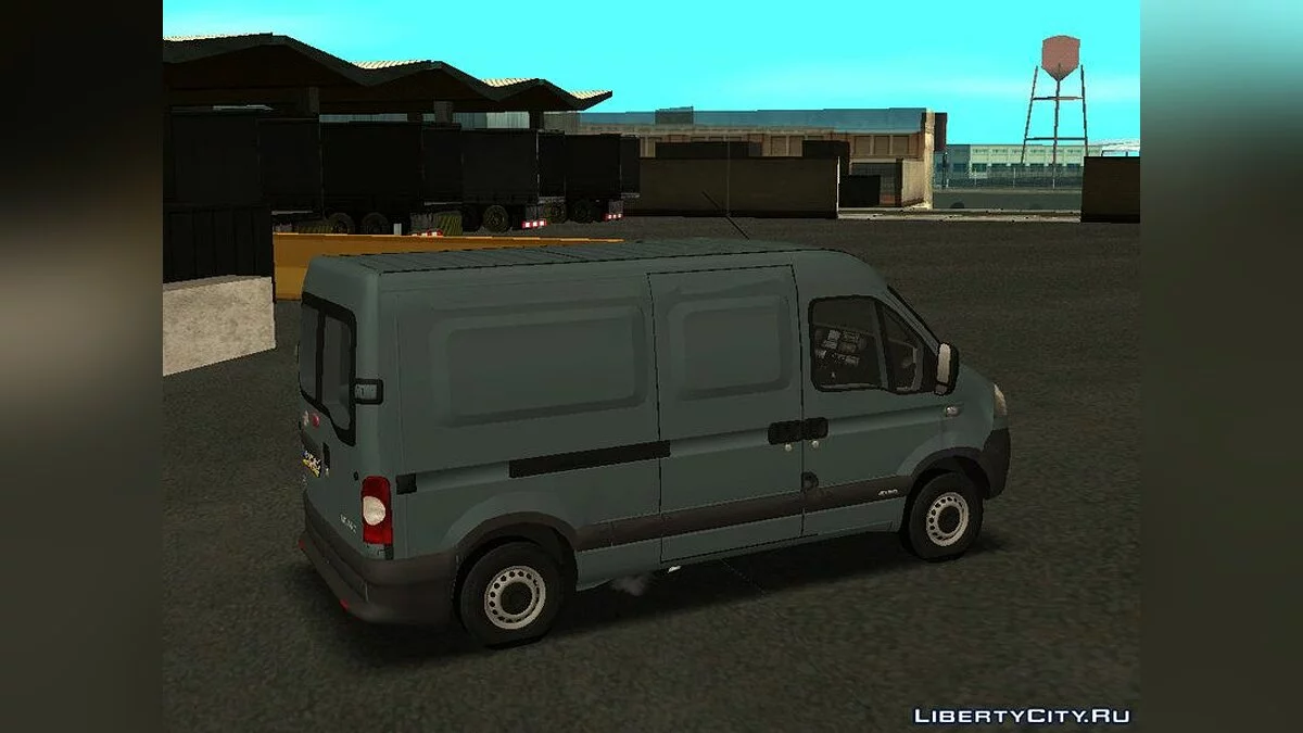 Мікроавтобус Opel Movano v2 / GTA San Andreas