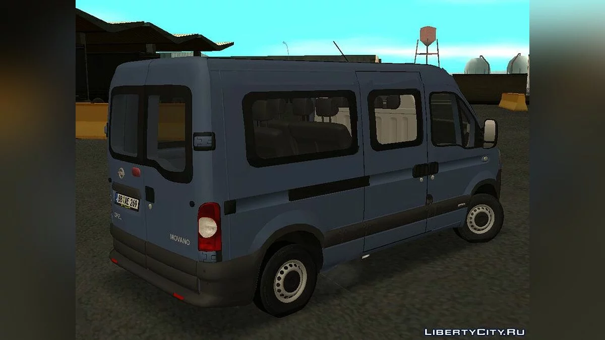 Мікроавтобус Opel Movano / GTA San Andreas