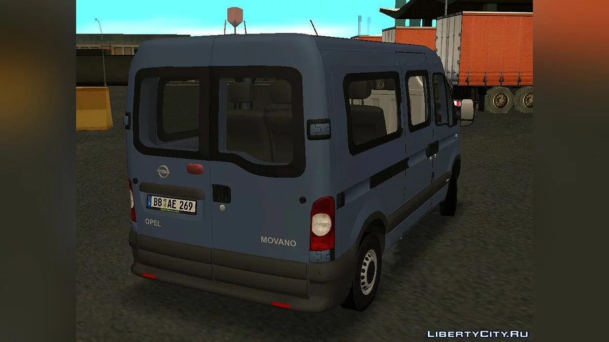 Мікроавтобус Opel Movano / GTA San Andreas