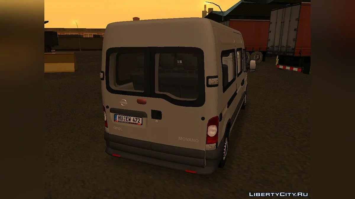 Opel Movano v2 / GTA San Andreas