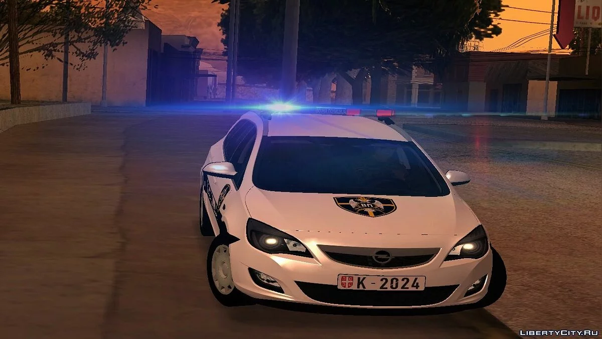 欧宝阿斯特拉J旅行车军警 / GTA San Andreas