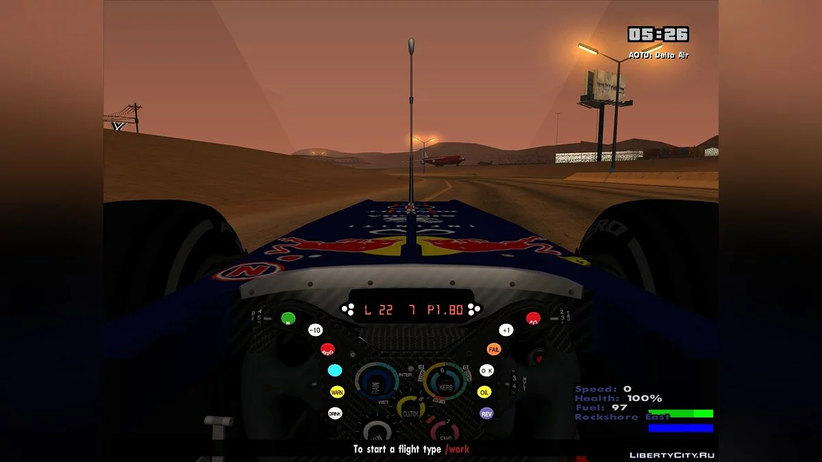 Red Bull RB8 F1 2012 / GTA San Andreas