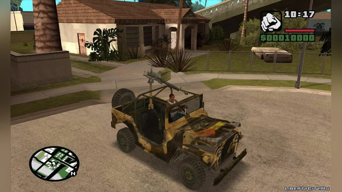 Jeep Iguana avec mitrailleuse / GTA San Andreas