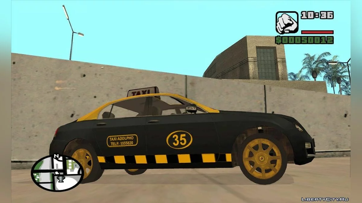 Taxi du jeu Mercenaries 2 / GTA San Andreas